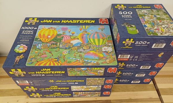 Jan van Haasteren puzzels - 9 stuks