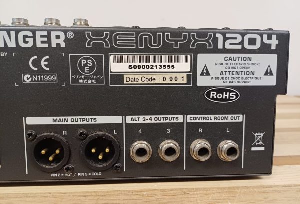 Behringer Xenyx 1204 - Afbeelding 5