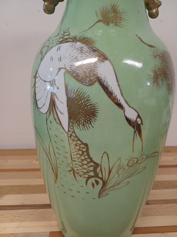 Chinese pot met deksel en grote Chinese vaas - Afbeelding 3