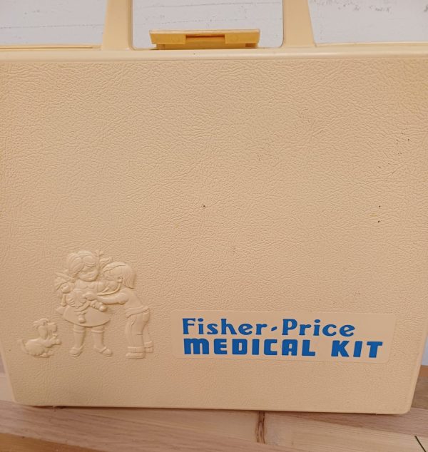 Vintage Fisher Price Medische Set 1977 - Vintage Speelgoed - Afbeelding 4