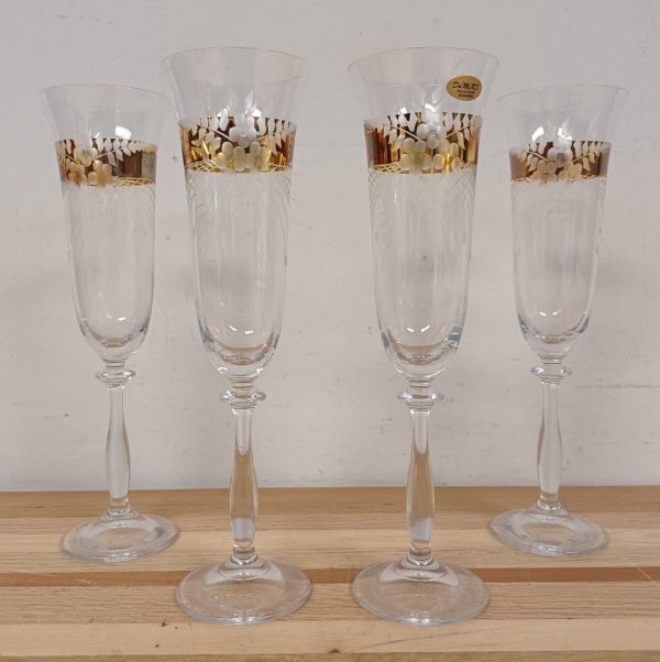 Da Mirs Bohemia champagne glazen - 4 stuks