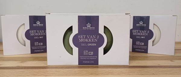 Royal Boch mokken - 6 stuks - nieuw in doos - Afbeelding 2