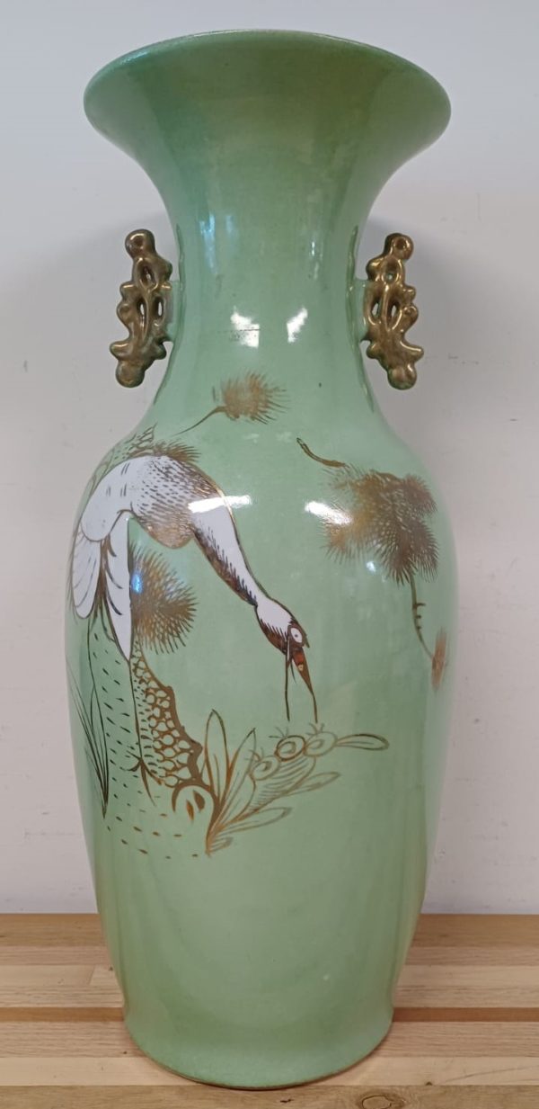 Chinese pot met deksel en grote Chinese vaas - Afbeelding 5