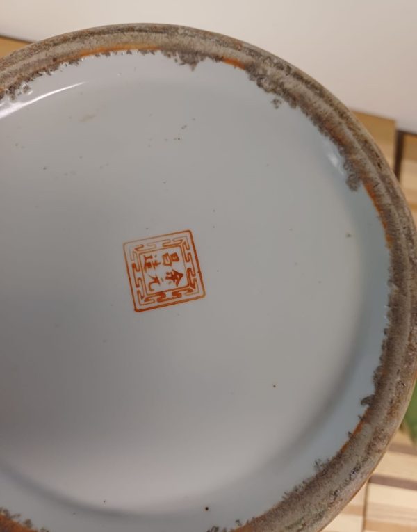 Chinese pot met deksel en grote Chinese vaas - Afbeelding 9