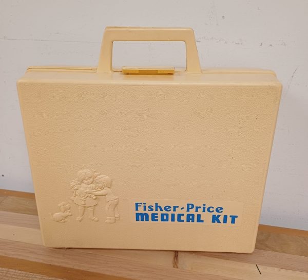 Vintage Fisher Price Medische Set 1977 - Vintage Speelgoed