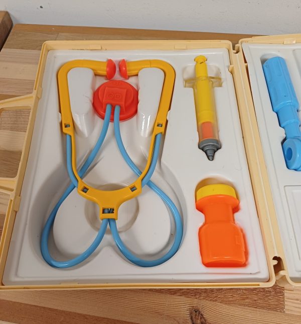Vintage Fisher Price Medische Set 1977 - Vintage Speelgoed - Afbeelding 2