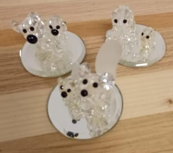 Vitrinekastje met 19 AB signed crystal / kristal diertjes - Afbeelding 12