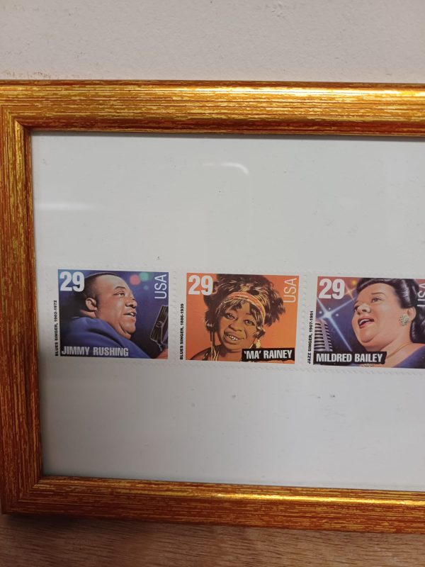 5 USA Postzegels Blues Legendes - Afbeelding 2