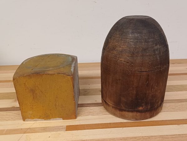 Vintage houten hoedenmallen / mal - 14 stuks - Afbeelding 15