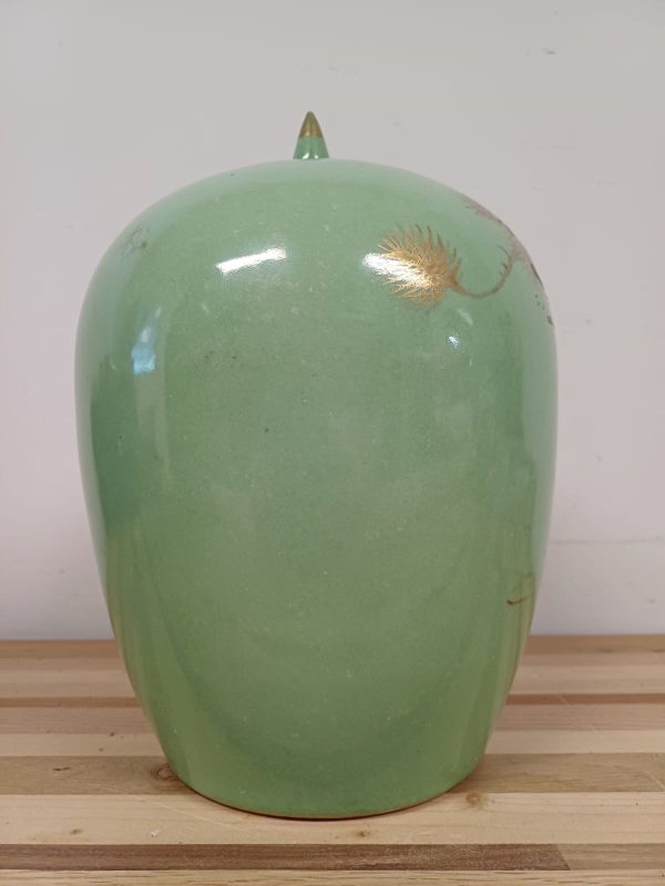Chinese pot met deksel en grote Chinese vaas - Afbeelding 8