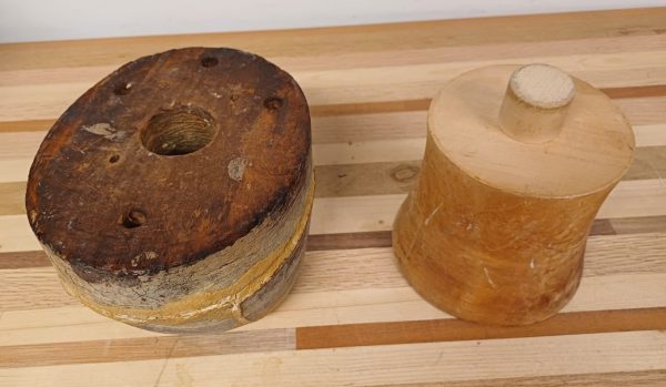 Vintage houten hoedenmallen / mal - 14 stuks - Afbeelding 19