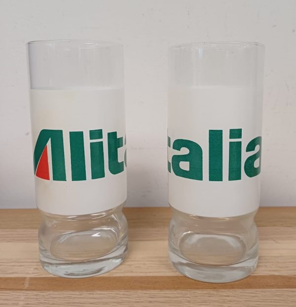 Vintage Airlines glazen - KLM, Alitalia en British Airways - 6 stuks - Afbeelding 5