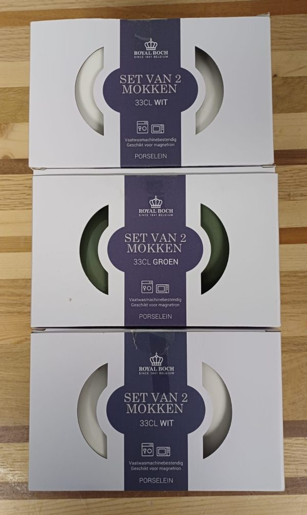 Royal Boch mokken - 6 stuks - nieuw in doos - Afbeelding 5