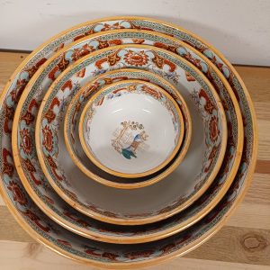 5 mooie schalen Societe Ceramique Maestricht Canton