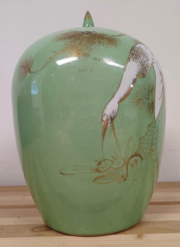 Chinese pot met deksel en grote Chinese vaas - Afbeelding 17