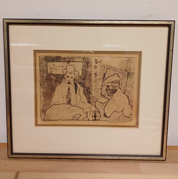 Piet Wiegman - Gesigneerde Ets