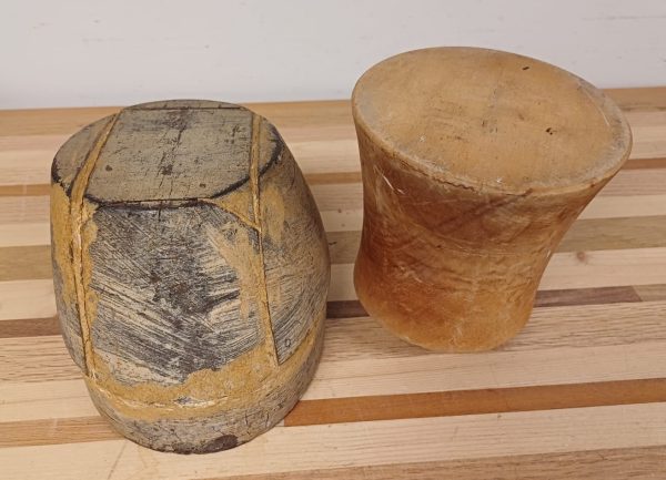 Vintage houten hoedenmallen / mal - 14 stuks - Afbeelding 23