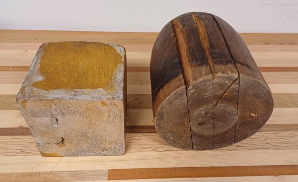 Vintage houten hoedenmallen / mal - 14 stuks - Afbeelding 24