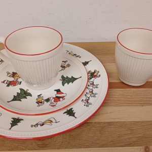 Wedgwood Windsor Christmas - 4 delig
