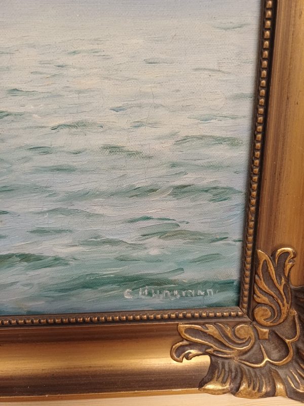 Olieverfschilderij John Ullman - Zweeds kustlandschap - Afbeelding 8