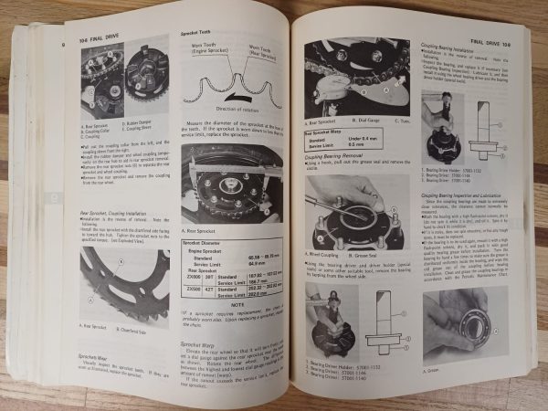 Kawasaki GPz500R GPz600R Motorcycle Service Manual - Afbeelding 2