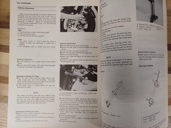 Kawasaki GPz500R GPz600R Motorcycle Service Manual - Afbeelding 5