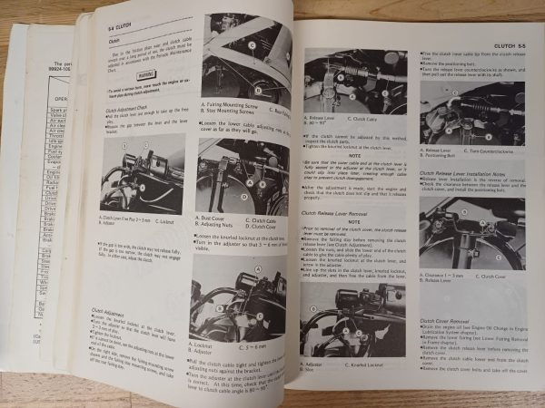 Kawasaki GPz500R GPz600R Motorcycle Service Manual - Afbeelding 4