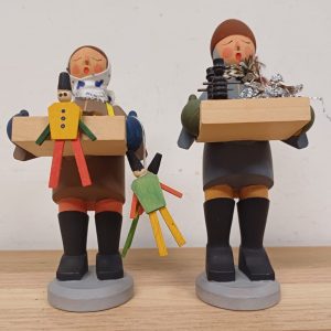 Vintage houten Erzgebirge Striezelkinder