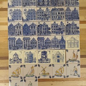 KLM tegeltjes / onderzetters - 32 stuks
