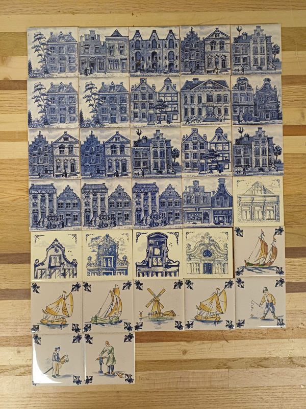 KLM tegeltjes / onderzetters - 32 stuks
