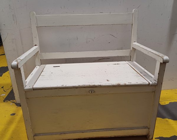 Houten opbergbak / klepbank - opknapper