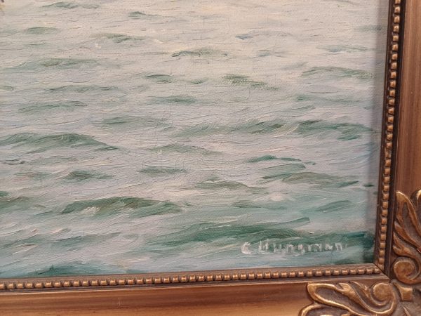 Olieverfschilderij John Ullman - Zweeds kustlandschap - Afbeelding 9