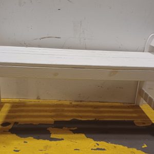 Witte bankje
