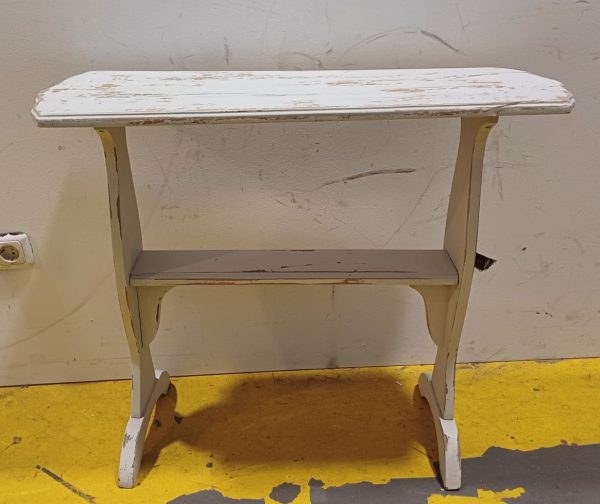 Witte bijzettafel - opknapper - Afbeelding 2
