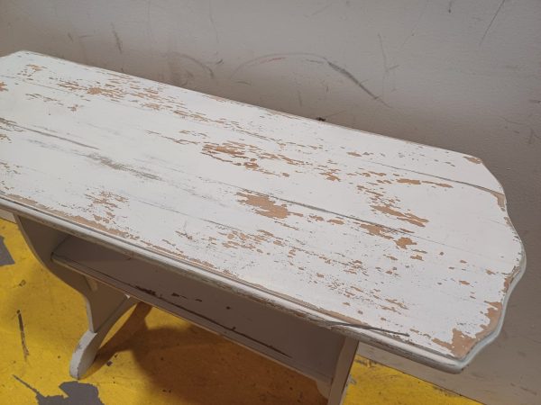 Witte bijzettafel - opknapper - Afbeelding 3