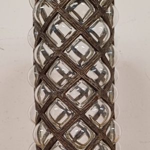 Vintage handgeblazen bubble glass apothekerspot