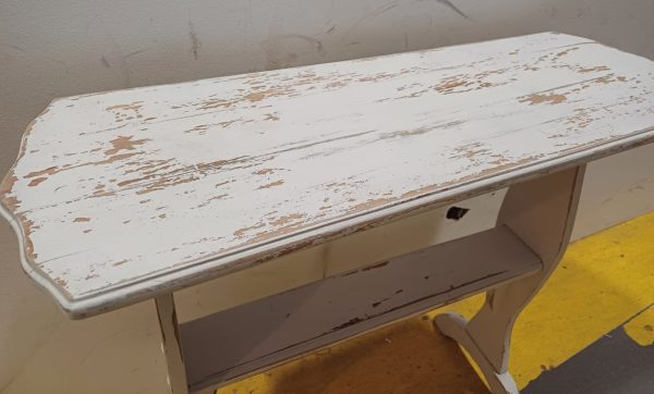 Witte bijzettafel - opknapper - Afbeelding 4