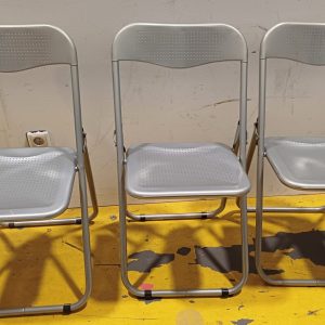 Inklapbare metalen stoelen - 3 stuks