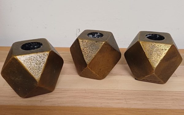 Pols Potten Kaarshouder - 3 stuks - Goud/Brons - Afbeelding 7