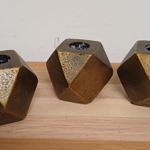 Pols Potten Kaarshouder - 3 stuks - Goud/Brons