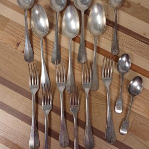 Christofle bestek - 15 delig - verzilverd