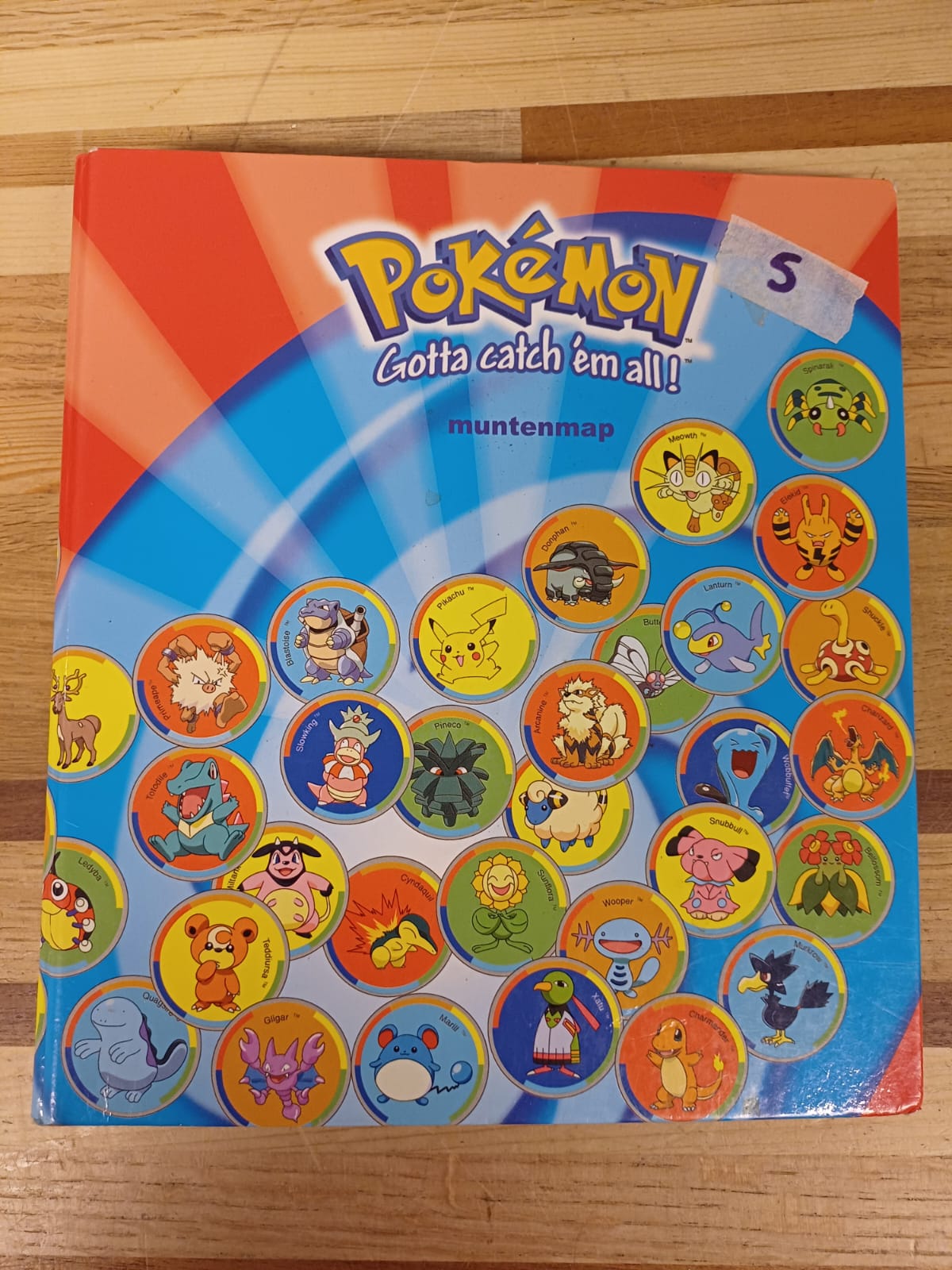 Pokémon muntenmap 2001