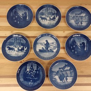 Royal Copenhagen wandborden - 8 stuks