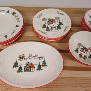 Wedgwood Windsor Christmas servies - 21 delig