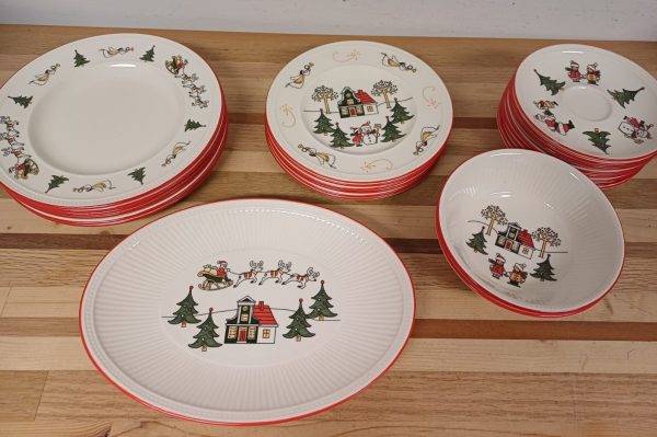 Wedgwood Windsor Christmas servies - 21 delig