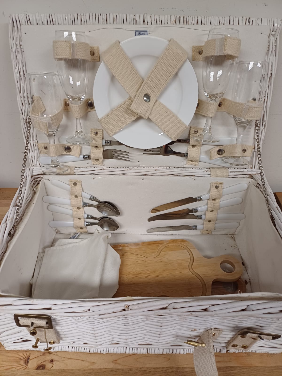 Riviera maison picknickmand voor 4 personen