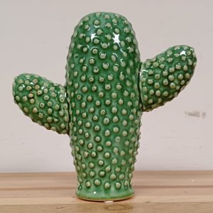 Groene cactus vaas - Sarex