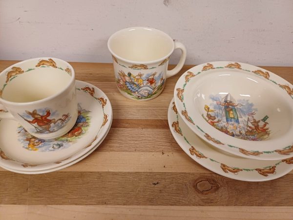 Bunnykins servies - 6 delig - Royal Doulton