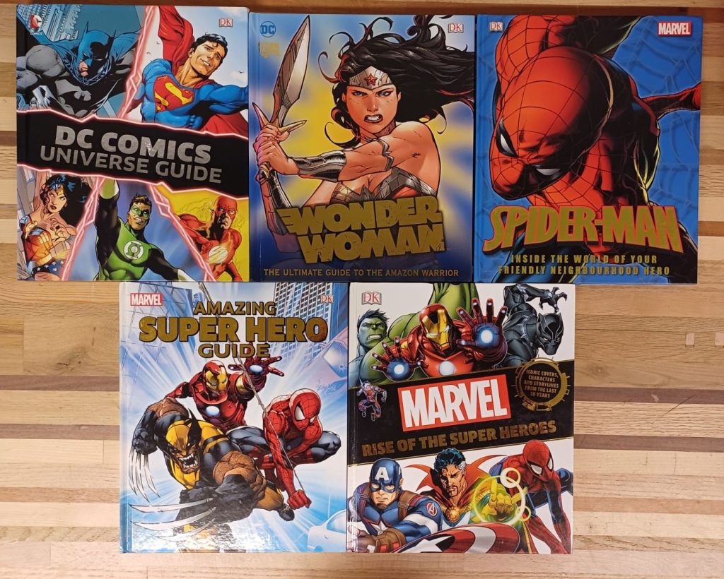 Marvel / DK boeken - 5 stuks
