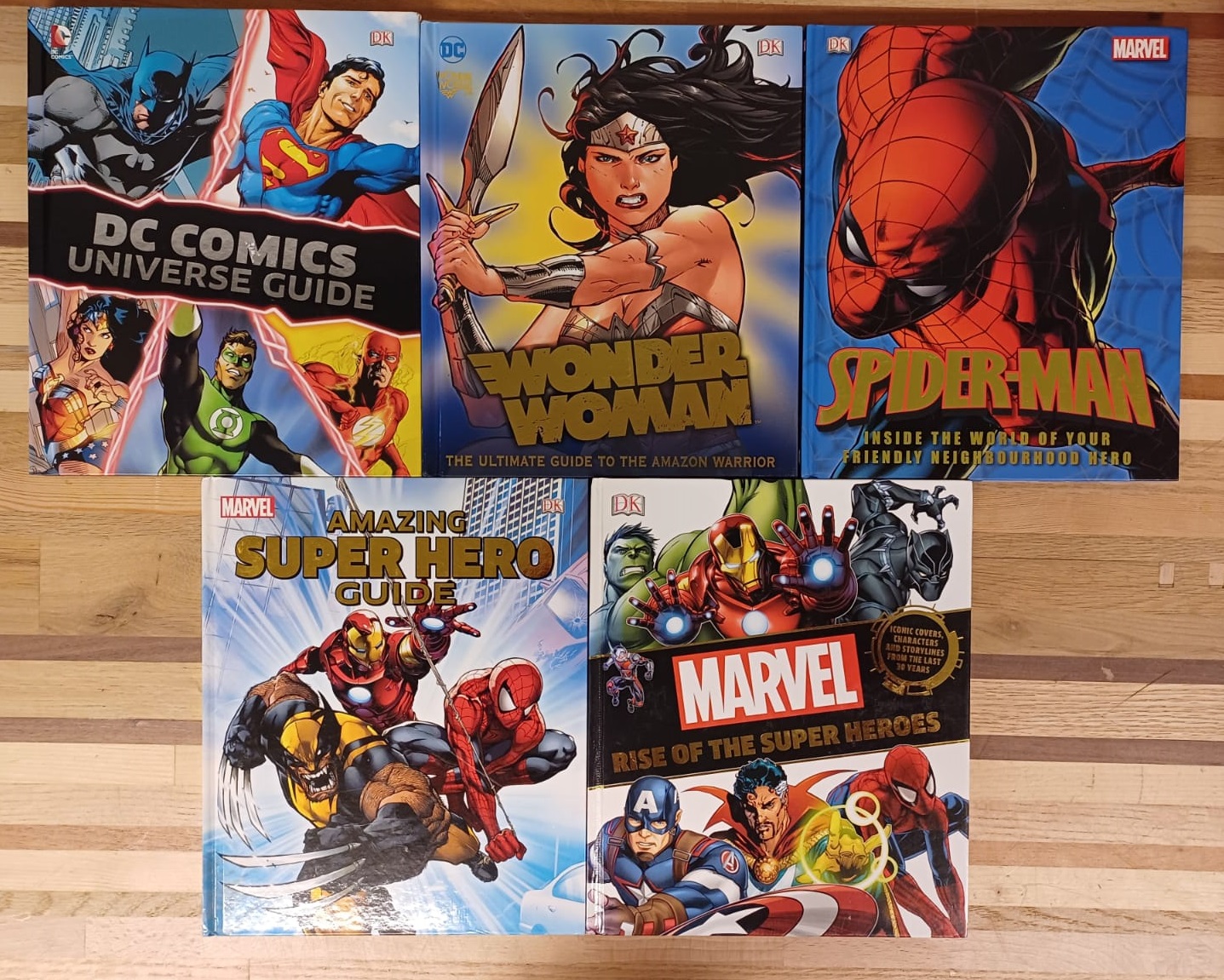 Marvel / DK boeken – 5 stuks